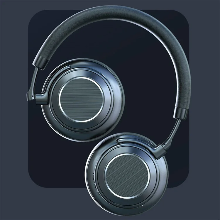 VJ364 ANC Noise Reduction Over-Ear Wireless Headset Bluetooth Heavy Bass Music Gaming Headphone - Schwarz