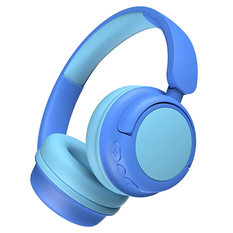 WIWU KTD-2 Kids Over-Ear Bluetooth-compatible Headphone Wireless Earphone Children Music Headset - Blue