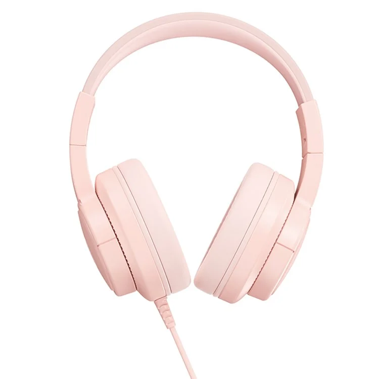 Casque filaire pliable WIWU KTD-01 pour enfants, casque d'écoute portable pour enfants, écouteurs de musique - Rose