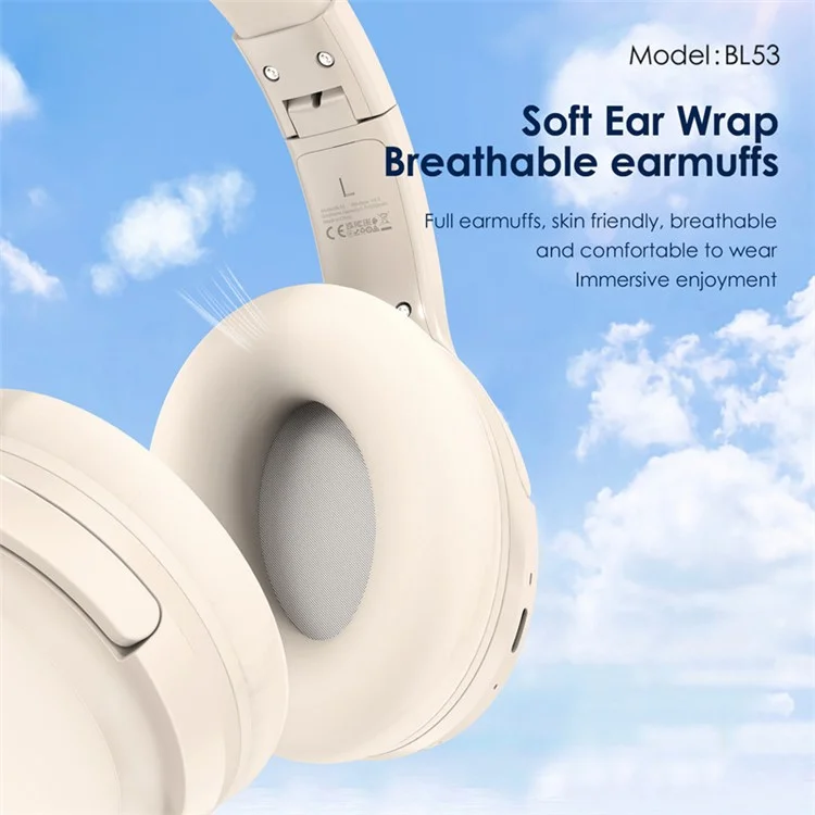 FONENG BL53 Cuffie Bluetooth Wireless Pieghevoli Over-Ear Gaming Music Headset - Nero
