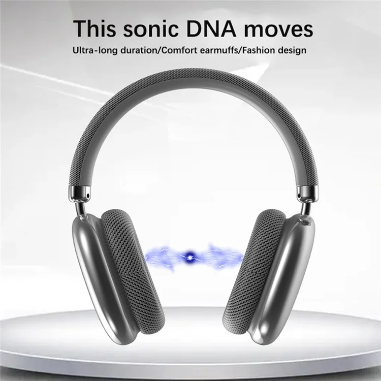 P959 Over-Ear-Kopfhörer Kabellos Bluetooth Gaming-Headset Ohrhörer für iPhone - Schwarz