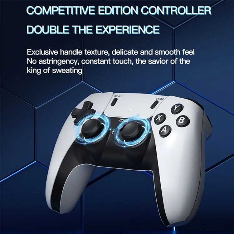 m22 Game Stick 4K, Dual 2.4G Wireless Game Controllers with 64G 30000+ Games for TV