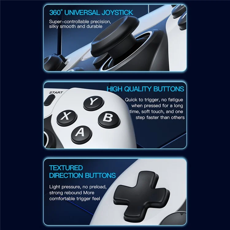 m22 Game Stick 4K, Dual 2.4G Wireless Game Controllers with 64G 30000+ Games for TV
