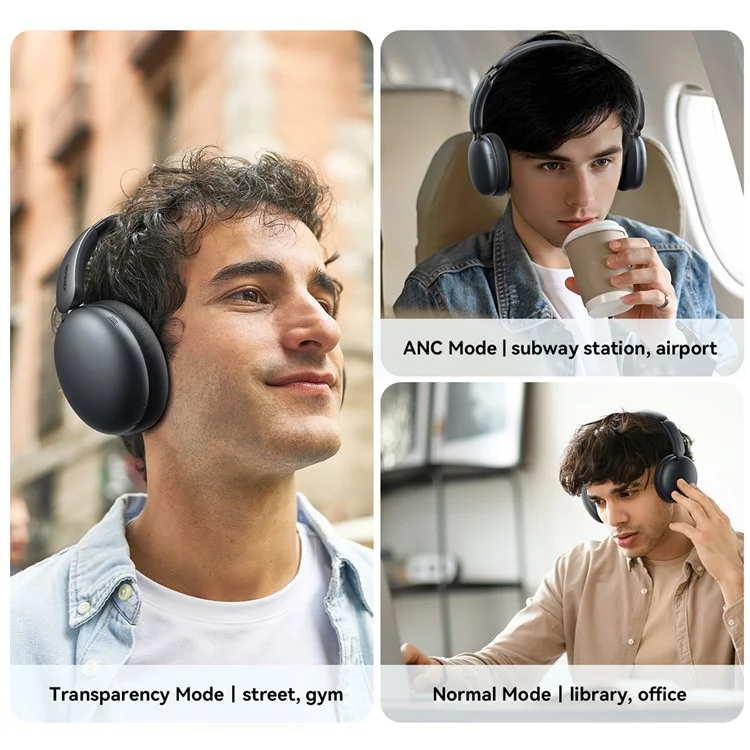 JOYROOM JR-JH1 Bluetooth-compatible Headphone ANC Noise Canceling Over-Ear Headset