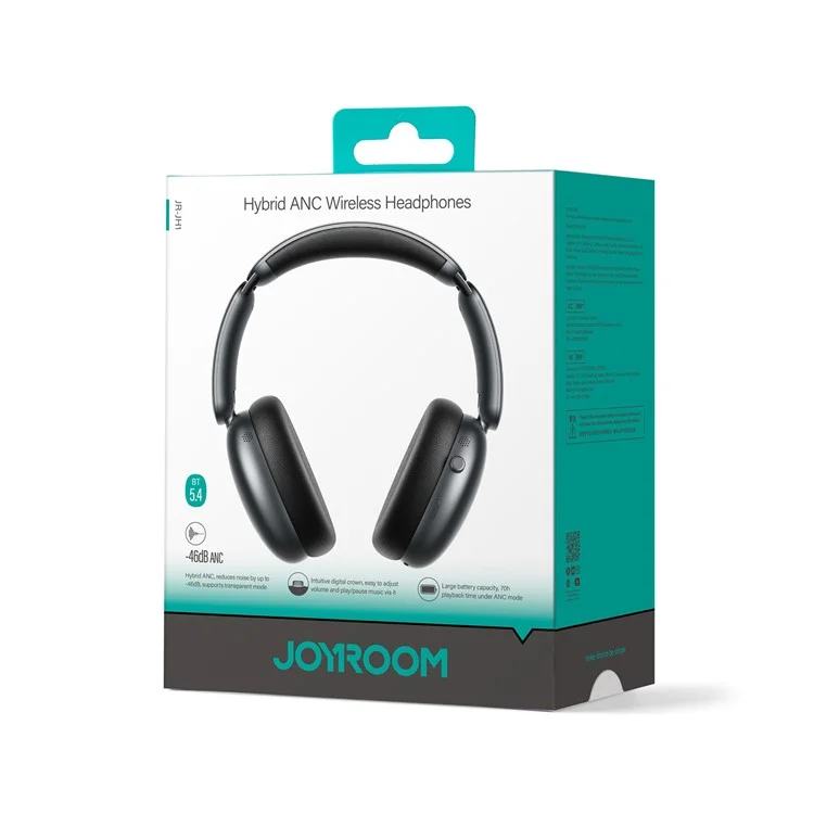 JOYROOM JR-JH1 Bluetooth-compatible Headphone ANC Noise Canceling Over-Ear Headset