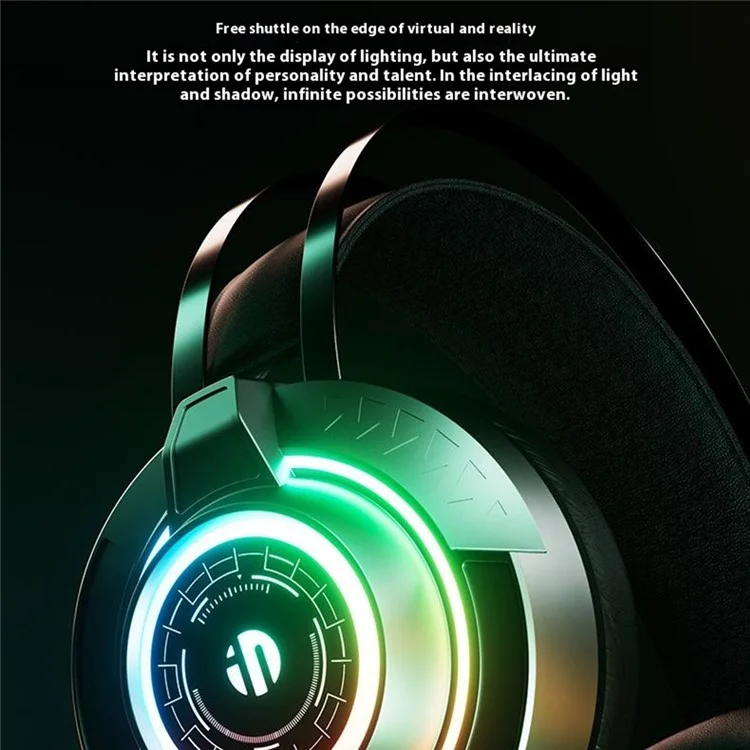 INPHIC G2 USB Wired Headphone Gaming Headset with Microphone RGB Backlight for PC Computer