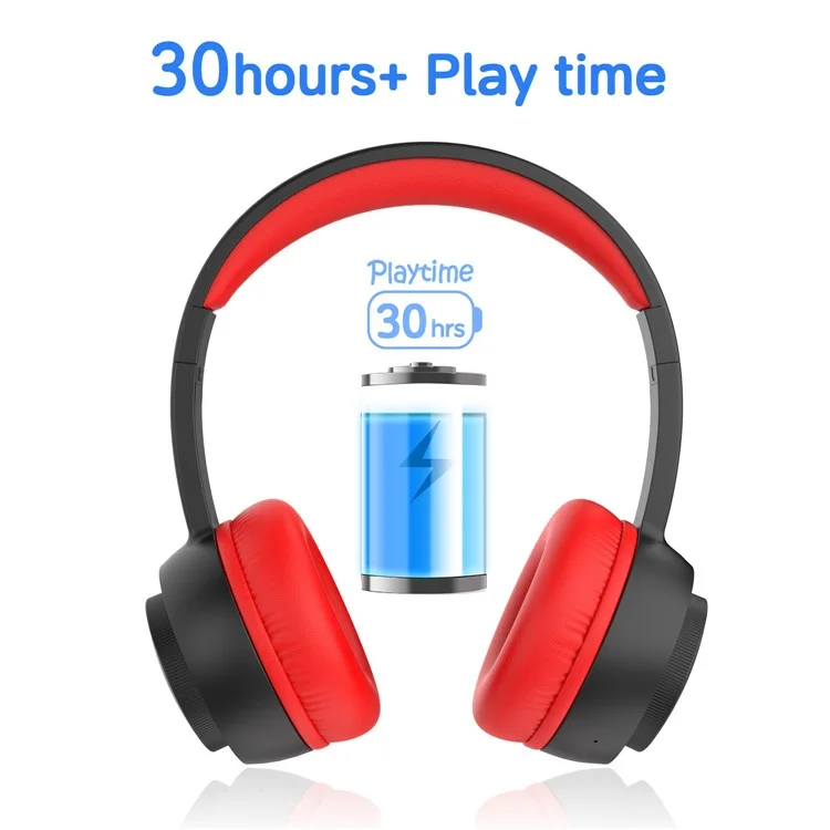 GORSUN E65 Wireless Bluetooth-compatible Headphone Volume Adjustable Over-Ear Music Headset
