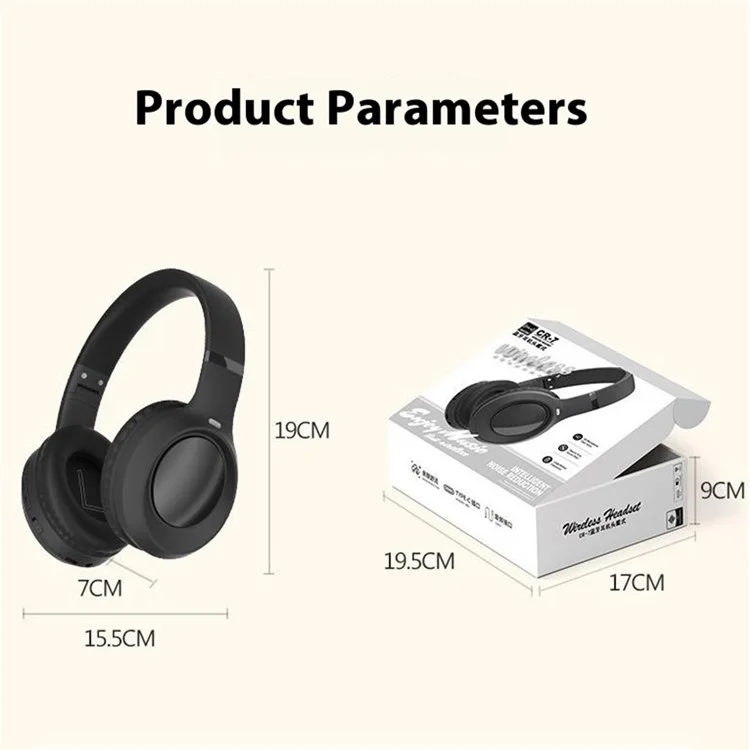 CR-7 Bluetooth-headset Verkabelt / Faltbare Over-ear-kopfhörer Für Den Dual-modus Mit Doppelmodus - Nackt