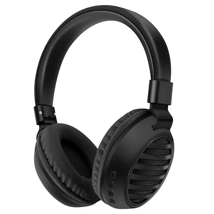 AKZ 35 Over-Ear Bluetooth-compatible Headphone Foldable Stereo Music Wireless Headset - Black