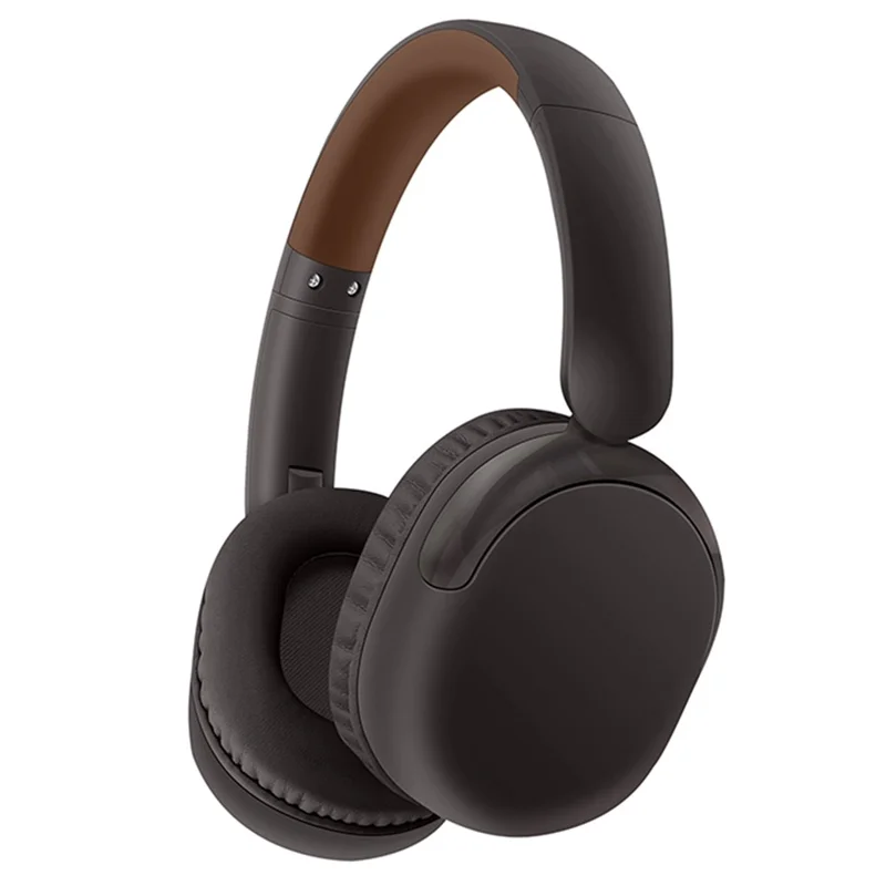 AKZ 29 Over-Ear Bluetooth-compatible Headphone Foldable Stereo Music Wireless / AUX Wired Headset - Dark Brown