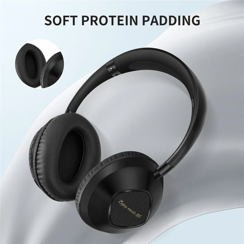 AKZ-18 Over-Ear-Kopfhörer mit Unterstützung für TF-Karte, HiFi-Sound, kabellosem Bluetooth-Headset - Schwarz