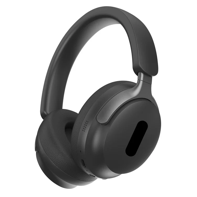 AKZ-25 Bluetooth-compatible 5.3 Over-Ear Headphones 100-Hour Standby Wireless Headset for Cellphone PC Laptop - Black