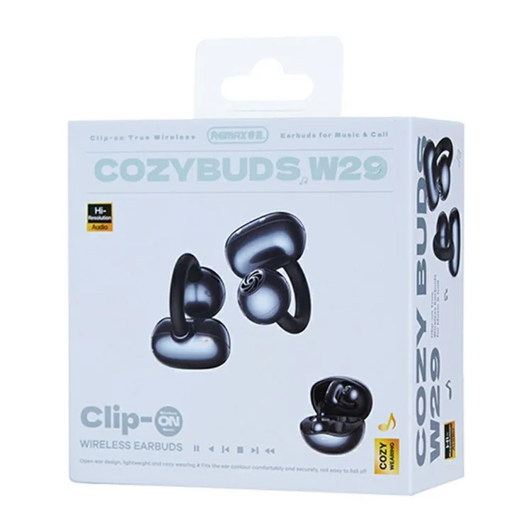 REMAX CozyBuds W29 kabellose Ohrhörer zum Aufclipsen, Bluetooth-Musikohrhörer - Blau