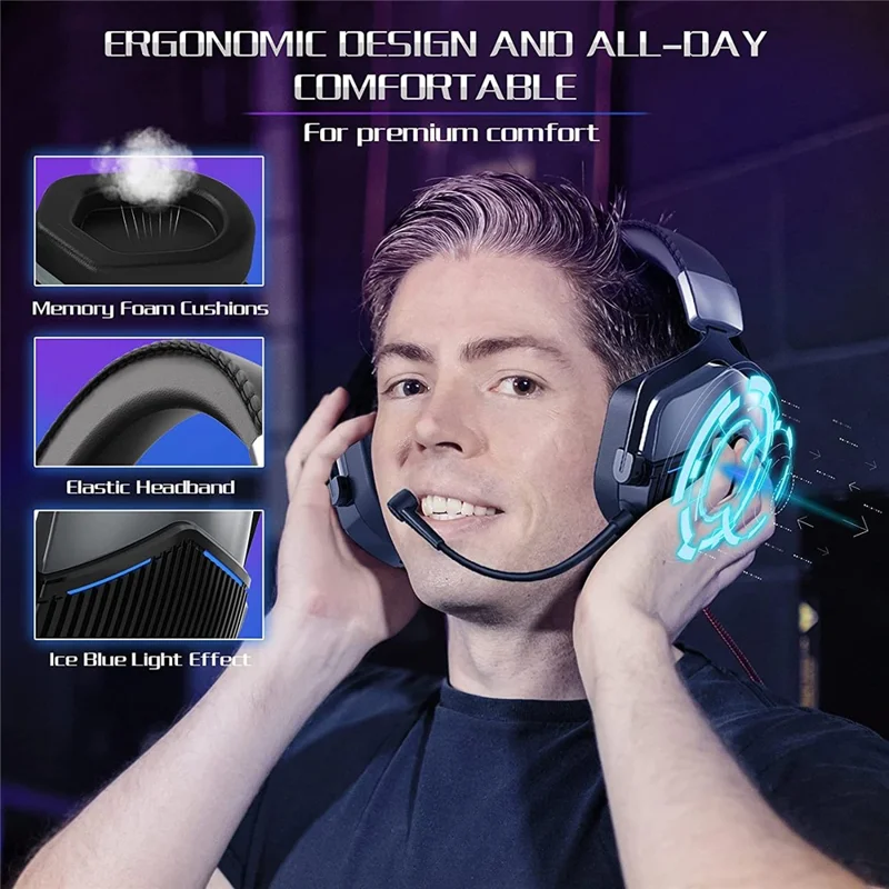 BEAVIOO HW02 5.8G / Bluetooth-compatible / Wired Over-Ear Headphone Zero Latency Gaming Music Headset