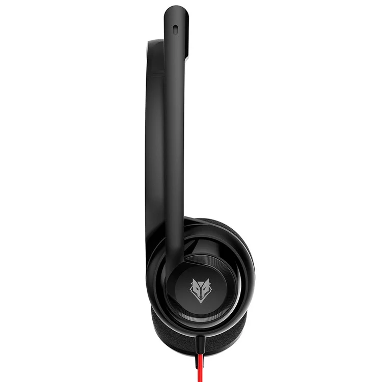 NUBWO HW02 USB+3,5 мм проводная гарнитура для офисных звонков, легкая, для компьютера - черная