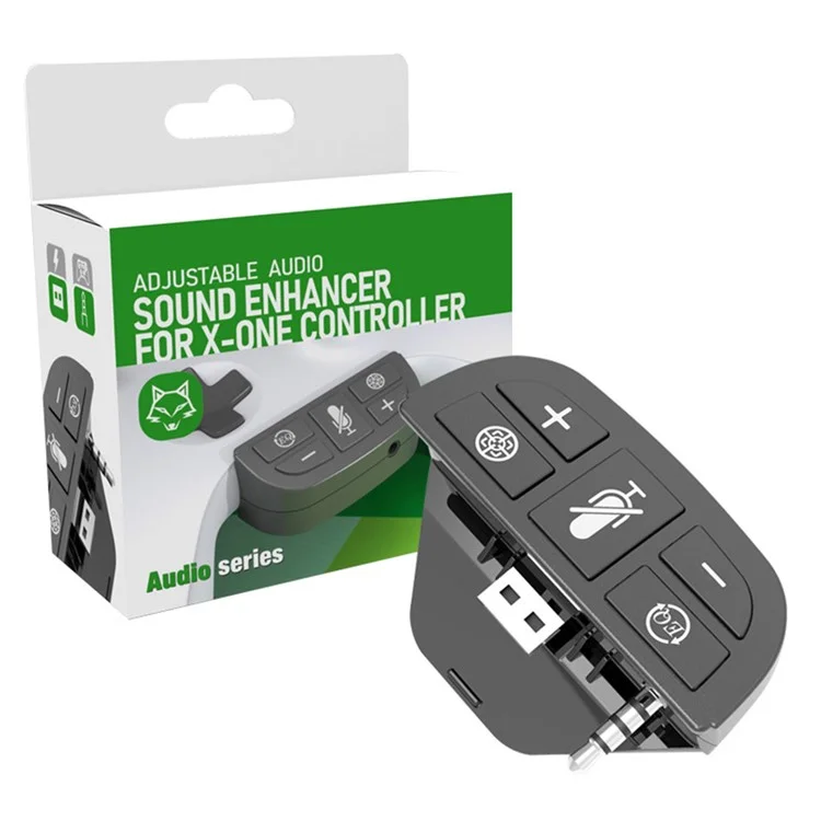 HS-XO221 Audio-Verstärker für Xbox One Controller mit 3,5-mm-Stereo-Headset-Adapter