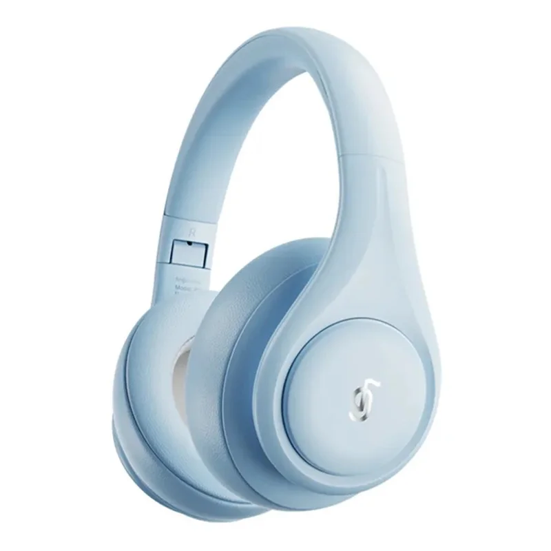 P9 Wireless Bluetooth-compatible Headphones ANC Active Noise Cancelling Deep Bass Headset - Blue