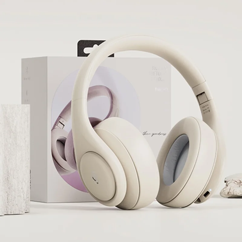 P9 Wireless Bluetooth-compatible Headphones ANC Active Noise Cancelling Deep Bass Headset - Blue