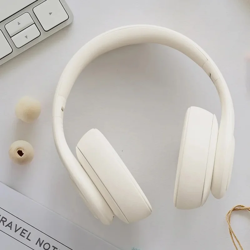 P9 Wireless Bluetooth-compatible Headphones ANC Active Noise Cancelling Deep Bass Headset - Pink