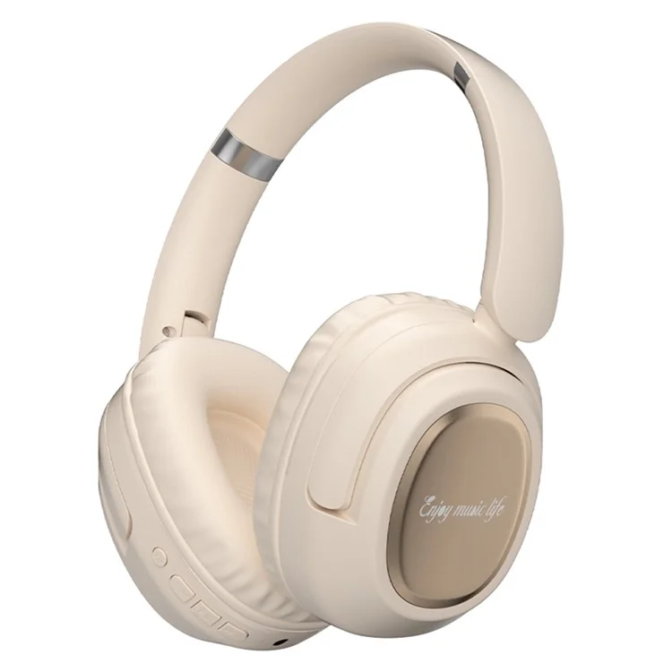 BH900 Gaming Wireless Bluetooth-compatible Headphones Hi-Fi Stereo In-Ear Noise Cancelling 40MM Driver Headset - Khaki