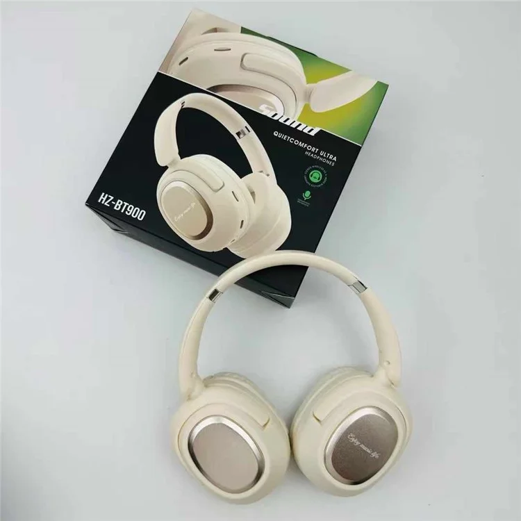 BH900 Gaming Wireless Bluetooth-compatible Headphones Hi-Fi Stereo In-Ear Noise Cancelling 40MM Driver Headset - Khaki