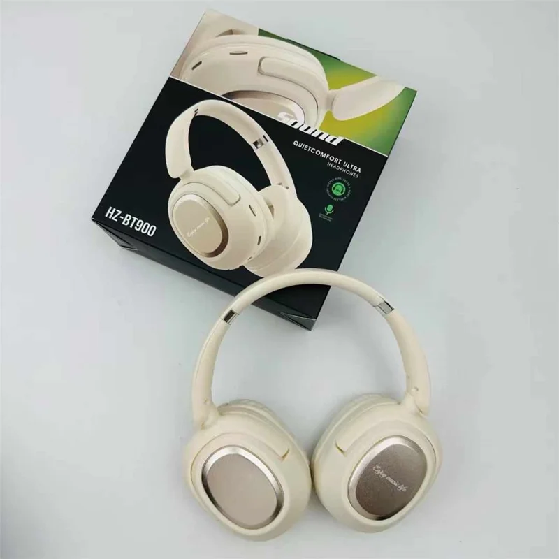 BH900 Gaming Wireless Bluetooth-compatible Headphones Hi-Fi Stereo In-Ear Noise Cancelling 40MM Driver Headset - Black