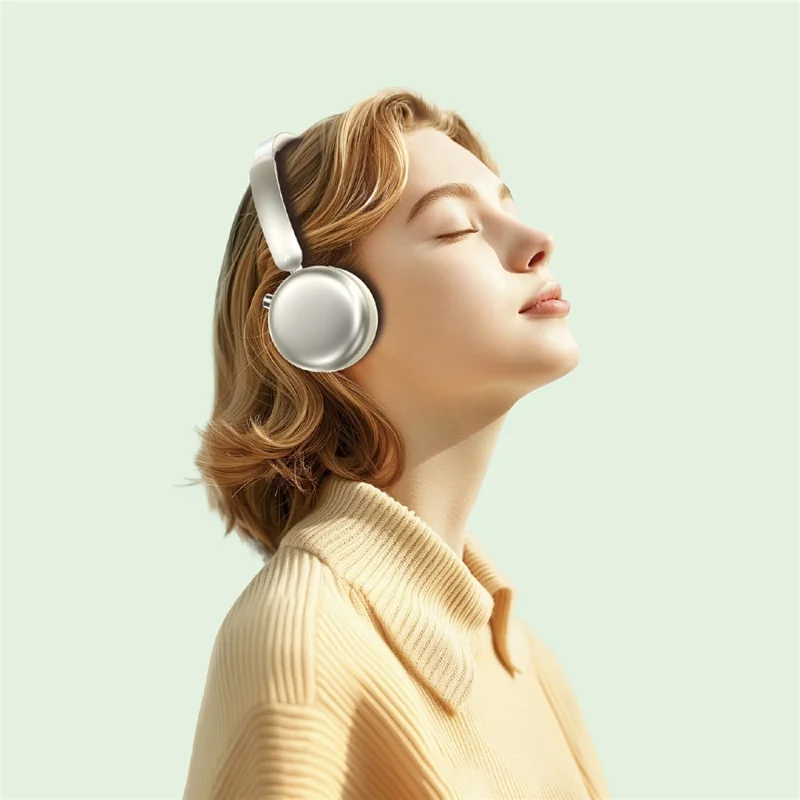ACEFAST H8 Cuffie Bluetooth Over Ear HiFi Sound Cuffie Cancellazione Attiva del Rumore - Oro Chiaro