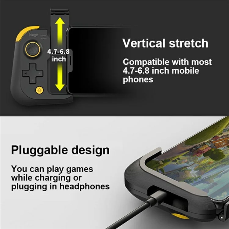 PG-9211 Super Cube Manette de jeu mobile Bluetooth compatible pour Android / iOS - Blanc