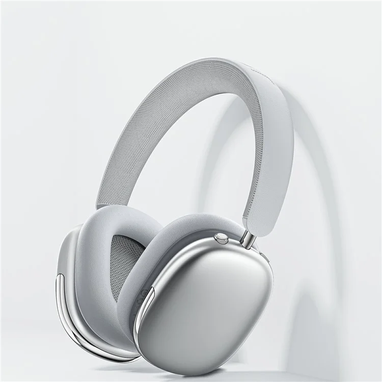 ACEFAST H9 Active Noise Cancelling Headphones Wireless Over-Ear Headsetwith Multi-Function Button - Silver