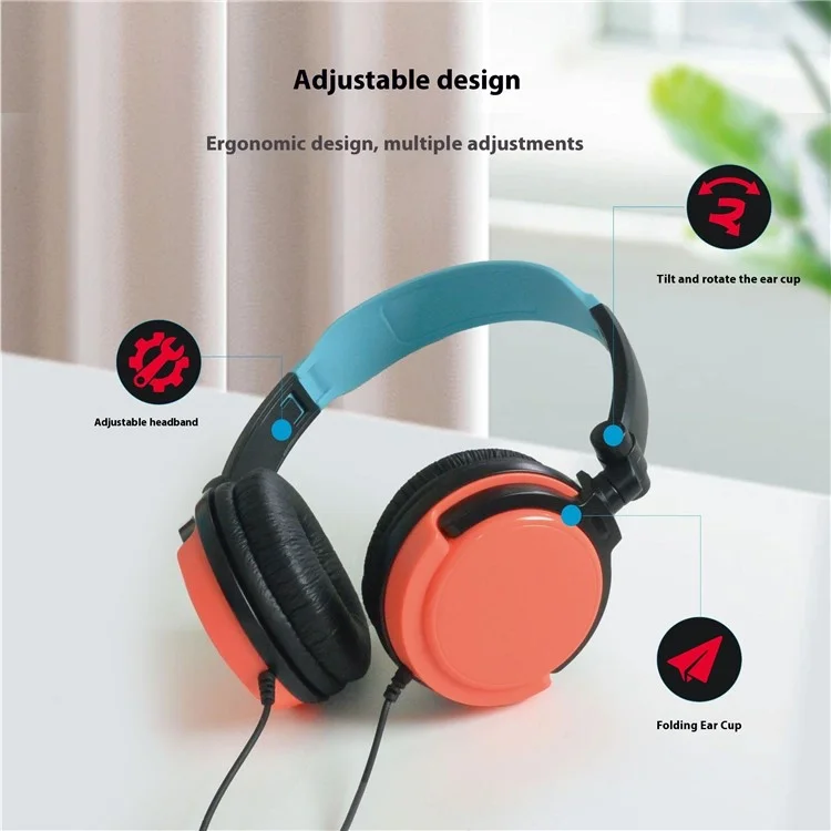 PGTECH GP-379 Casque de jeu filaire avec microphone pour PS5 / Nintendo Switch OLED / XBOX / PC