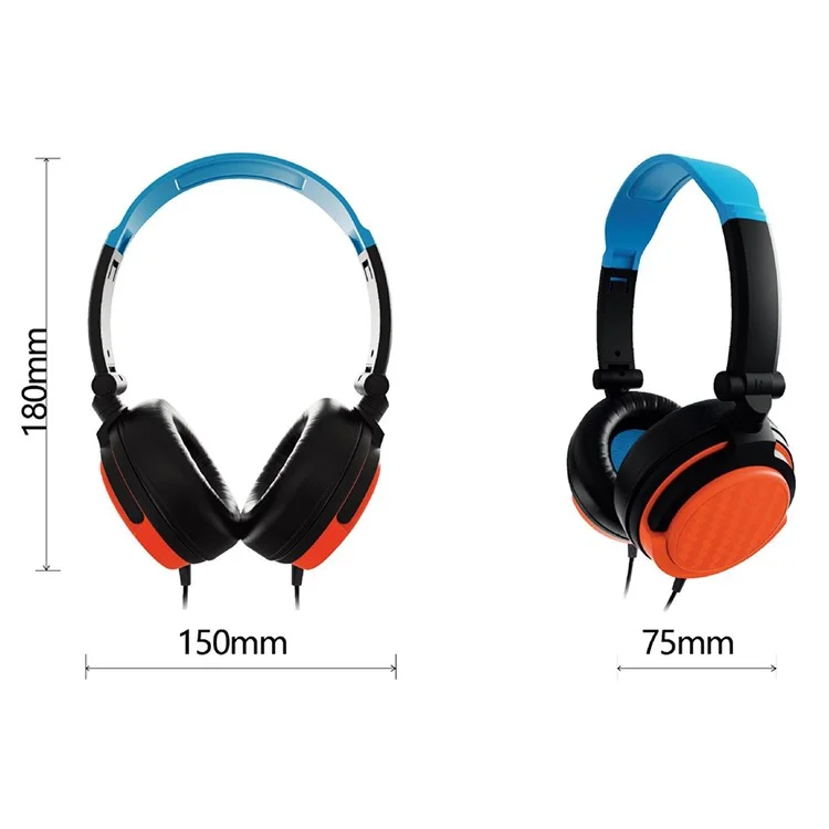 PGTECH GP-379 Casque de jeu filaire avec microphone pour PS5 / Nintendo Switch OLED / XBOX / PC
