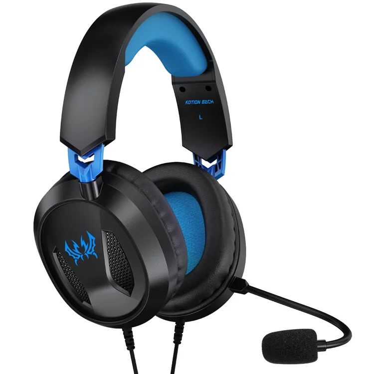 KOTION EACH G3100 For PS4 / PS5 / Nintendo Switch Gaming Headset Wired Headphone with Microphone - Blue