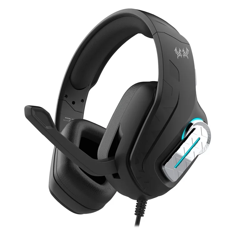 KOTION EACH G4100 Wired Gaming Headset with Mic 3.5mm + USB LED Light Over-ear Headphone - Black