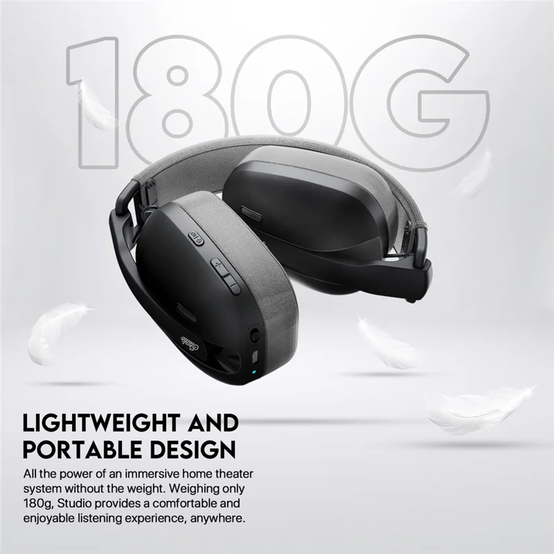 TEEVO Studio WHG03 Auriculares Over-Ear Compatibles con Bluetooth / 2,4 GHz / Auriculares Gaming con Cable para Música