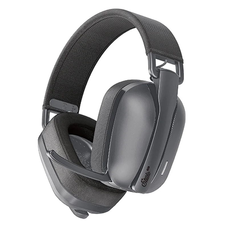 TEEVO Studio Pro WHG03P Over-Ear Headphone Bluetooth-Compatible / Wireless / Wired Foldable Low Latency Headset - Grey
