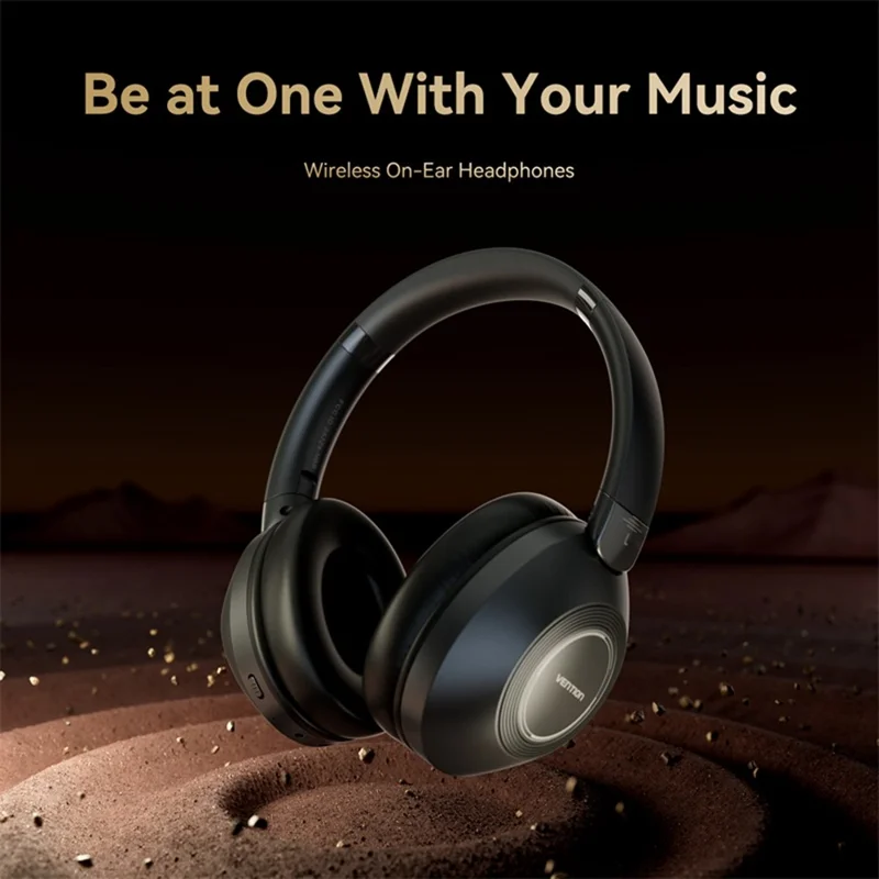 VENTION NBBB0 Soundmate S11 Wireless Headphones BT On-Ear Headset with Microphone for Home / Office