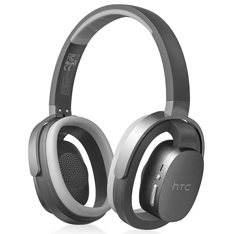HTC HP07 Bluetooth-Compatible Headphone Low Latency Stereo Phones Computers Gaming Music Headset - Black
