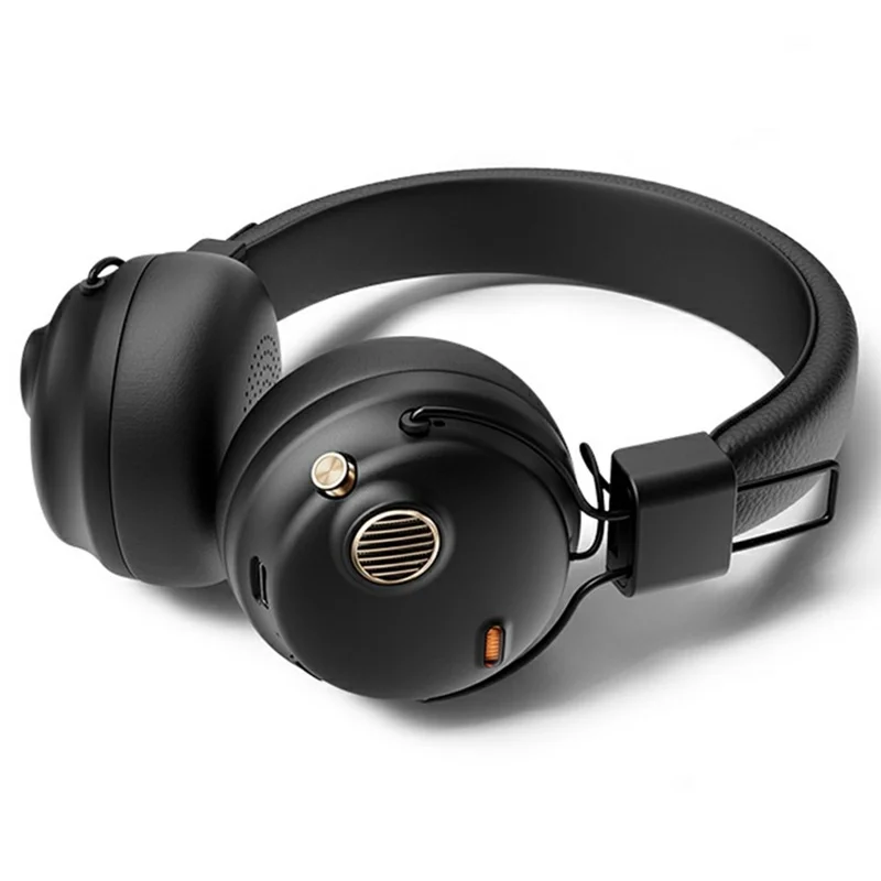 FUNK High Fidelity ANC Bluetooth-Compatible Headphone Surround Sound Headset with AAC Codec and Microphone - Black