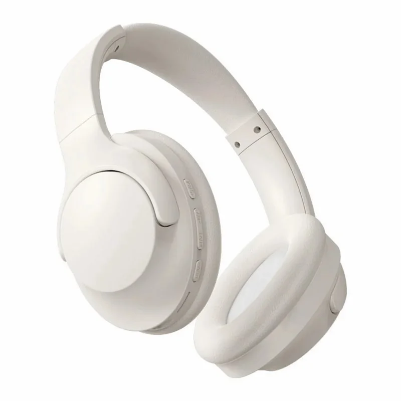 WIWU TD-08 Wireless Gaming Headphones Foldable Over Ear Noise Cancelling Bluetooth-compatible Headset with Mic - White
