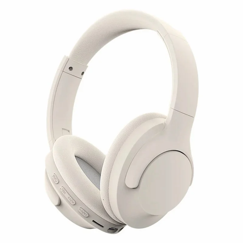 WIWU TD-08 Wireless Gaming Headphones Foldable Over Ear Noise Cancelling Bluetooth-compatible Headset with Mic - White