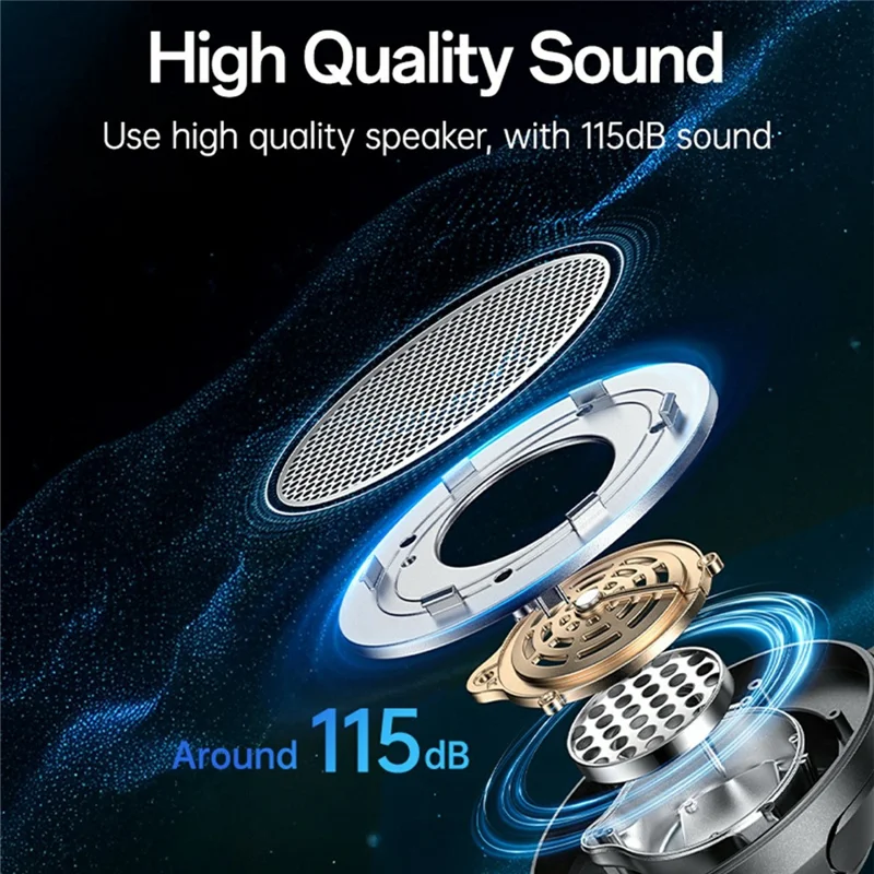 YESIDO EP09 HiFi Sound Wireless Headphones ANC + ENC Noise Cancellation Bluetooth-compatible Headset