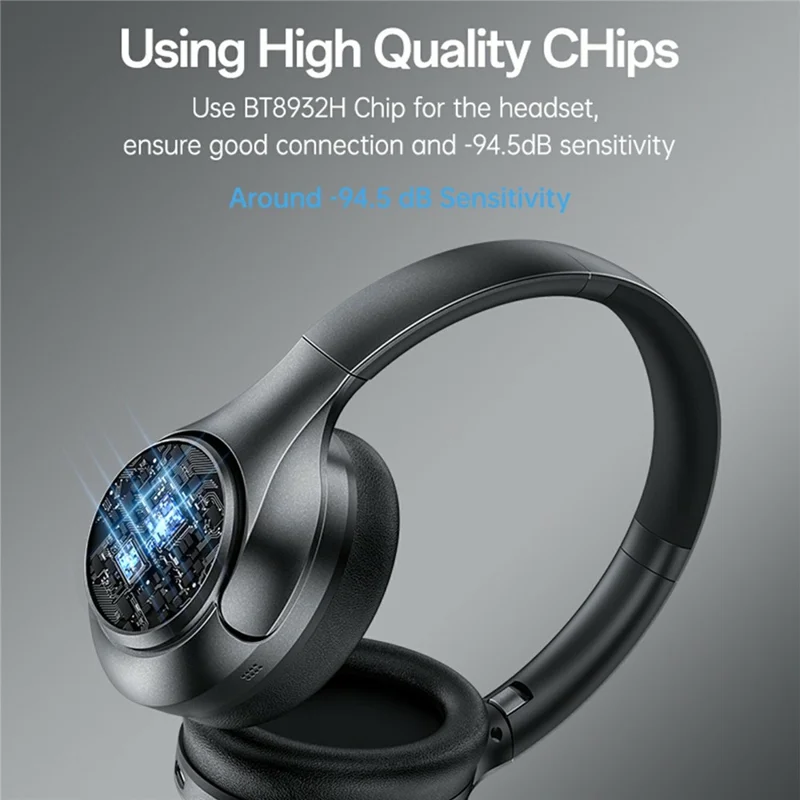 YESIDO EP09 HiFi Sound Wireless Headphones ANC + ENC Noise Cancellation Bluetooth-compatible Headset