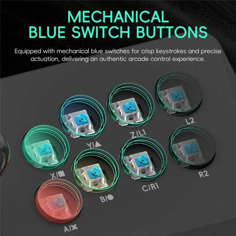 DATA FROG Y3A MAX 1Pc Joystick Controller Arcade Game Station with M8 Wireless Game Stick Support HD Video Output