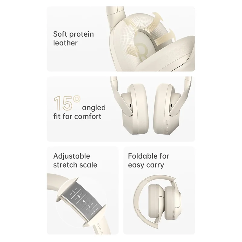 BLACK SHARK V2 Cuffie Bluetooth a bassa latenza compatibili Cuffie wireless Over Ear con cancellazione del rumore ANC - Nero