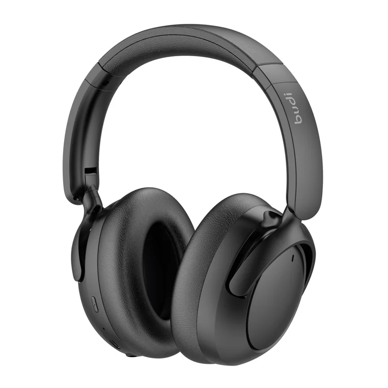 BUDI EP51B Wireless Noise Canceling Stereo Headphones Crystal Clear Calls Foldable Headset