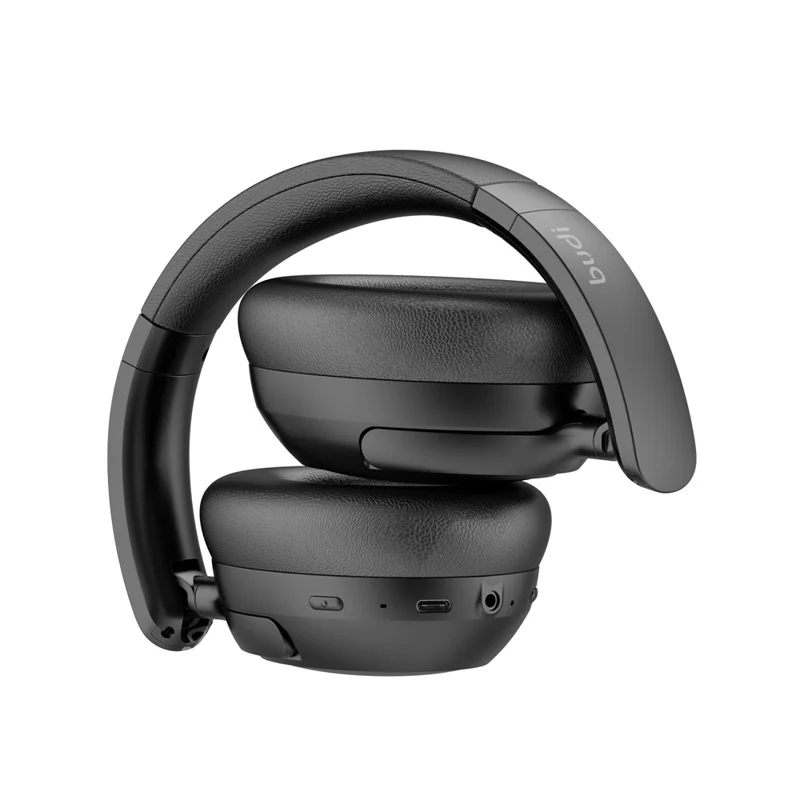 BUDI EP51B Wireless Noise Canceling Stereo Headphones Crystal Clear Calls Foldable Headset