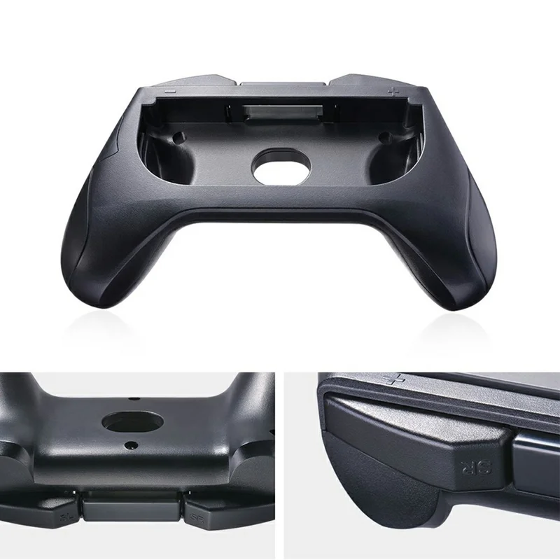 2 unidades para Nintendo Switch Controller Grip Handle Esquerdo Direito Antiderrapante - Vermelho + Azul