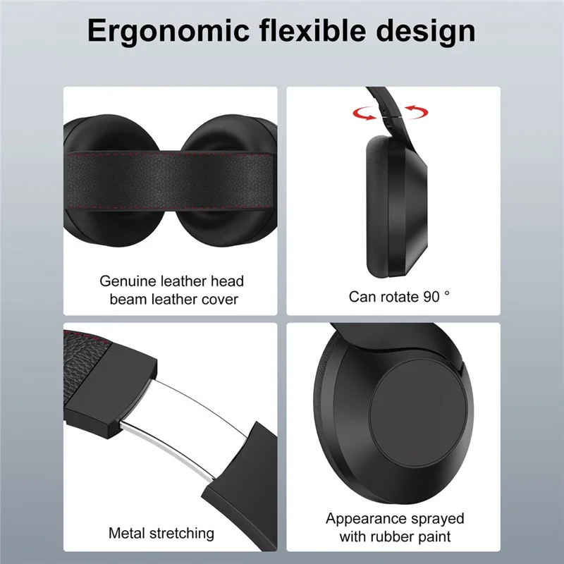 OY832 USB Wired Ear Hook Headset ENC Dual Microphone Noise Canceling Headphones for Team Meetings