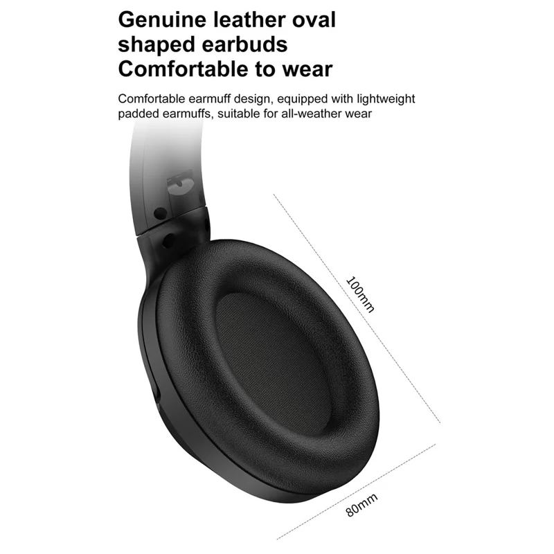 OY832 USB Wired Ear Hook Headset ENC Dual Microphone Noise Canceling Headphones for Team Meetings