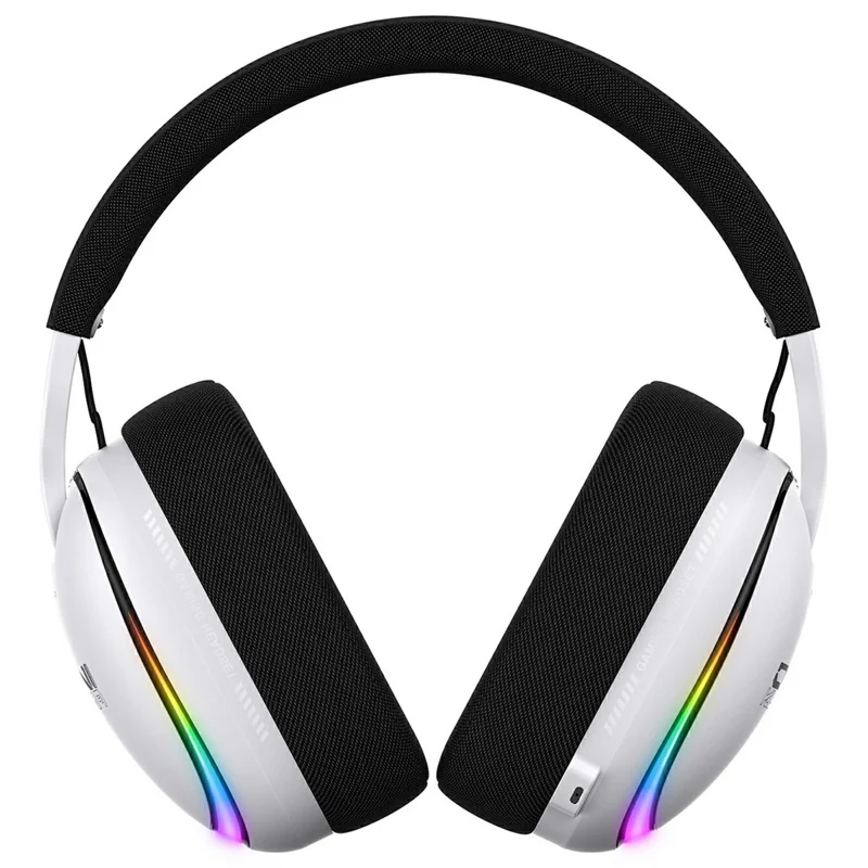 ONIKUMA GT805 4 Modes Wireless / Wired Gaming Headset Over-Ear Headphones with RGB Light - White